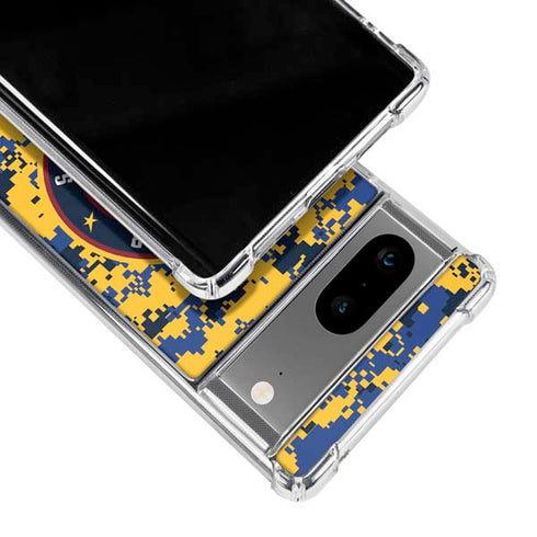 NBA Denver Nuggets Digi Camo Google Pixel 8 Clear Case
